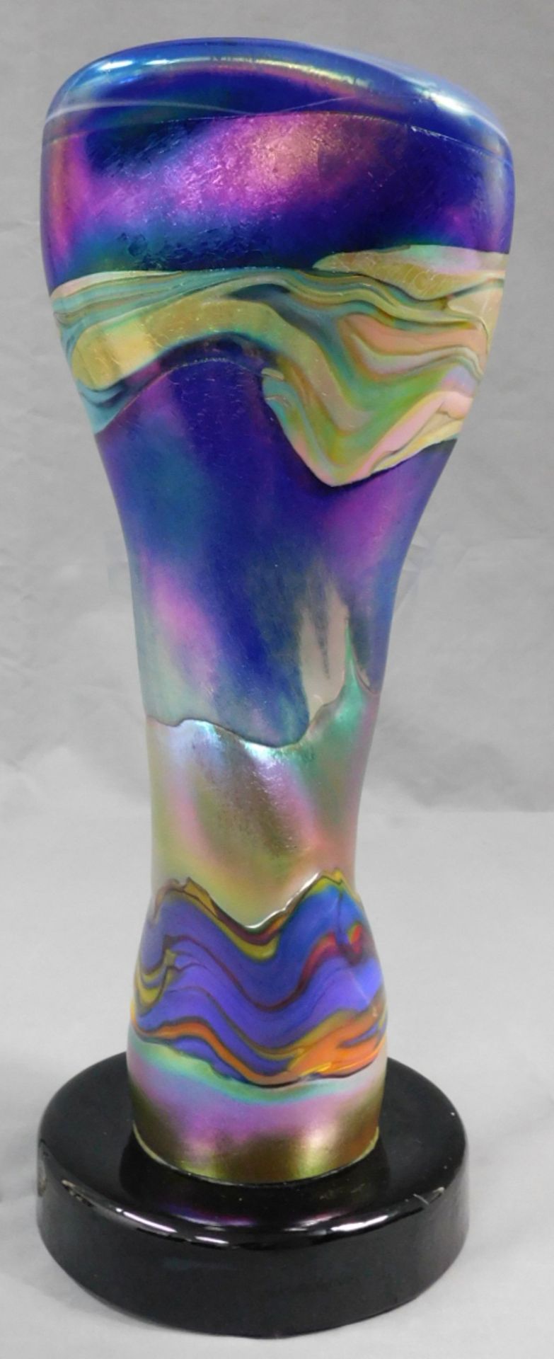 Glasskulptur. Verschiedenfarbige Glasmasse geblasen. - Image 4 of 7