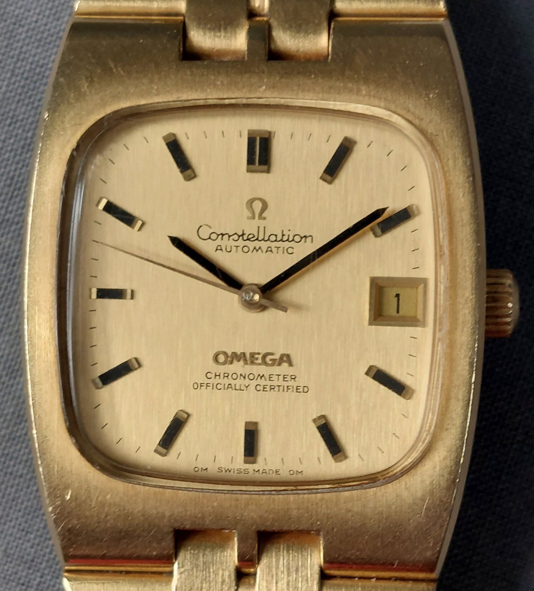 Omega Constellation Gold 750 Herren Armbanduhr. - Image 2 of 10