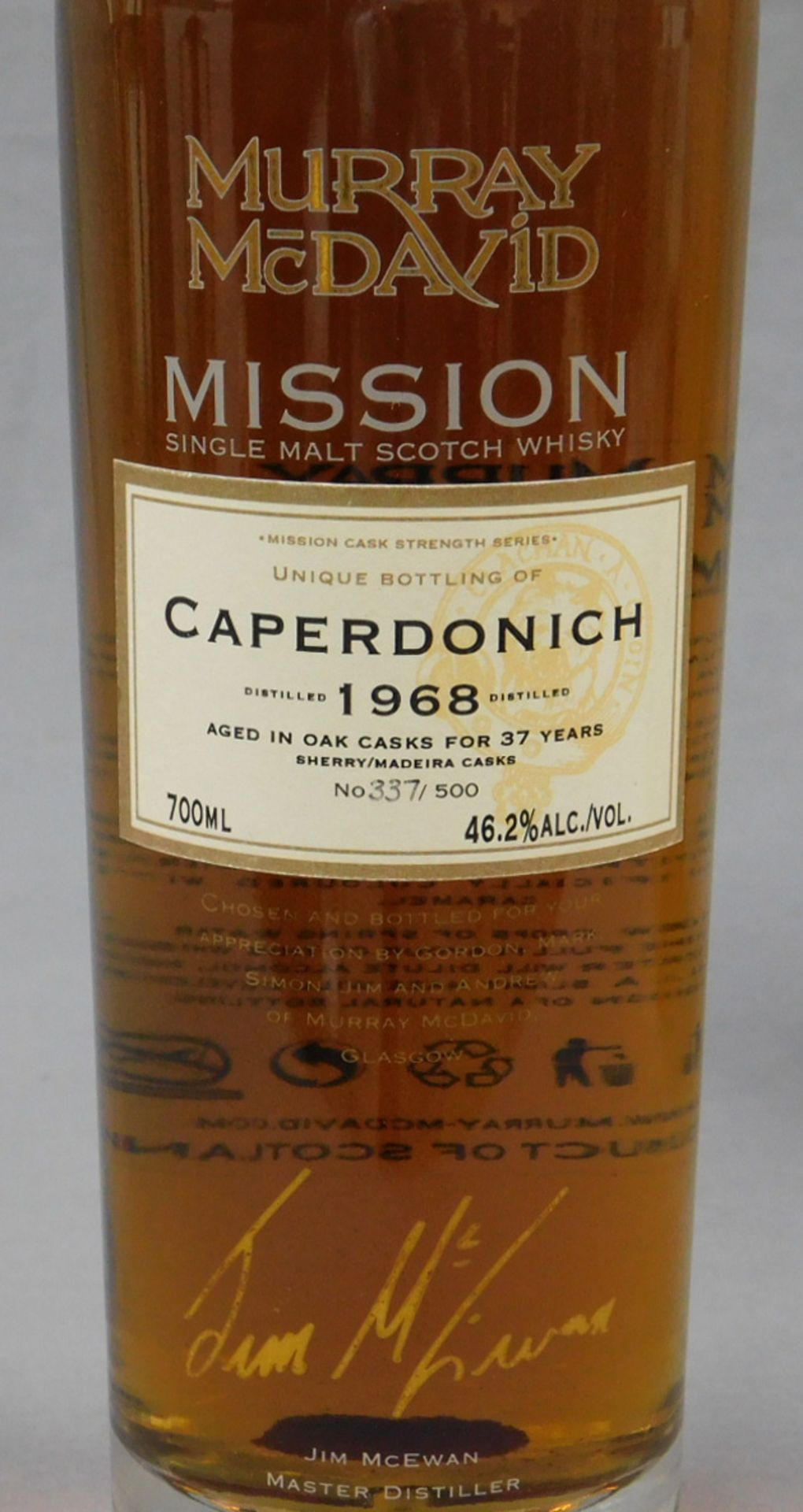 Murray McDavid Mission Single Malt Scotch Whisky. - Image 4 of 6