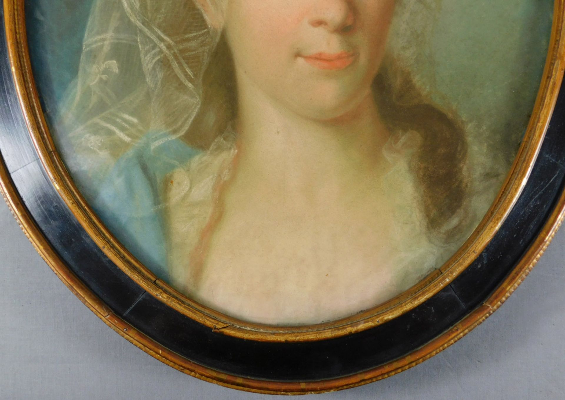 UNSIGNIERT (XVIII). Portrait der Marie Sophie Köhler um 1780. - Image 3 of 12