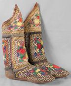 Usbekische Frauenstiefel. Alt. Usbekistan. Turkoman.