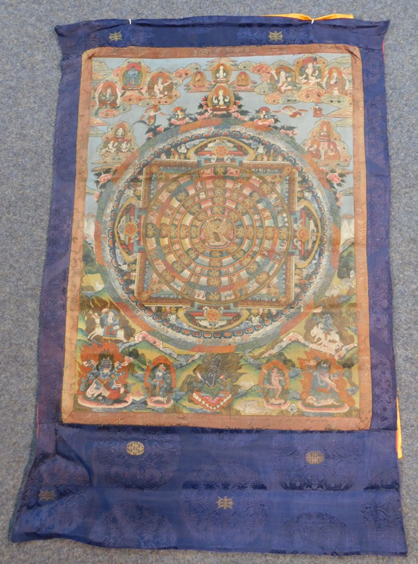 Mandala / Tanka. Tibet. - Image 2 of 7