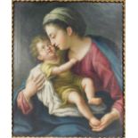 UNSIGNIERT (XVII). Maria mit Jesus - Kind.