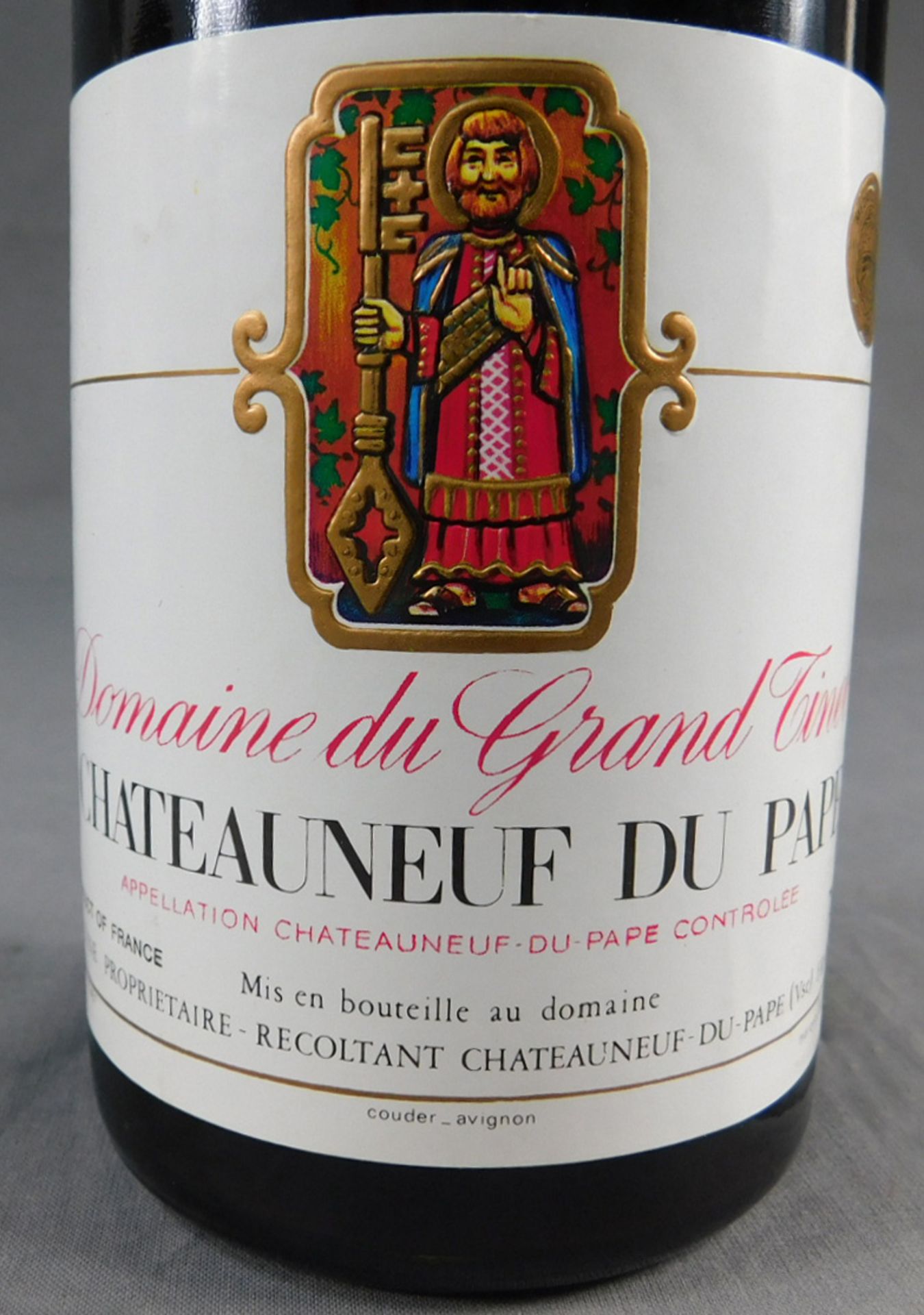1980 Chateauneuf Du Pape. Domaine du Grand Tinel. - Bild 4 aus 8
