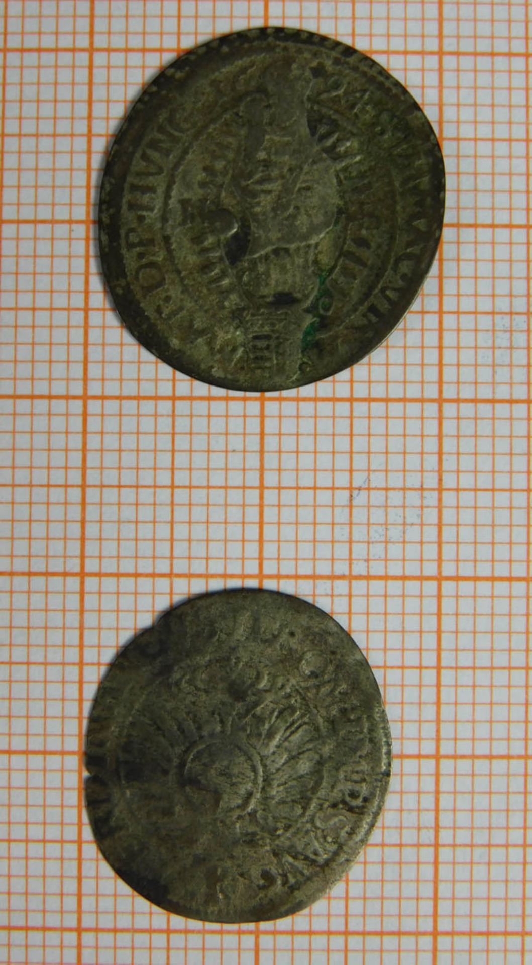 6 alte Münzen. Wohl Silber. - Image 7 of 8