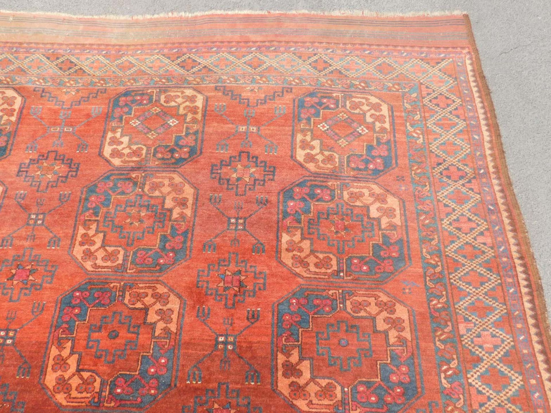 Ersari Hauptteppich. Zentralasien, antik. - Bild 5 aus 8