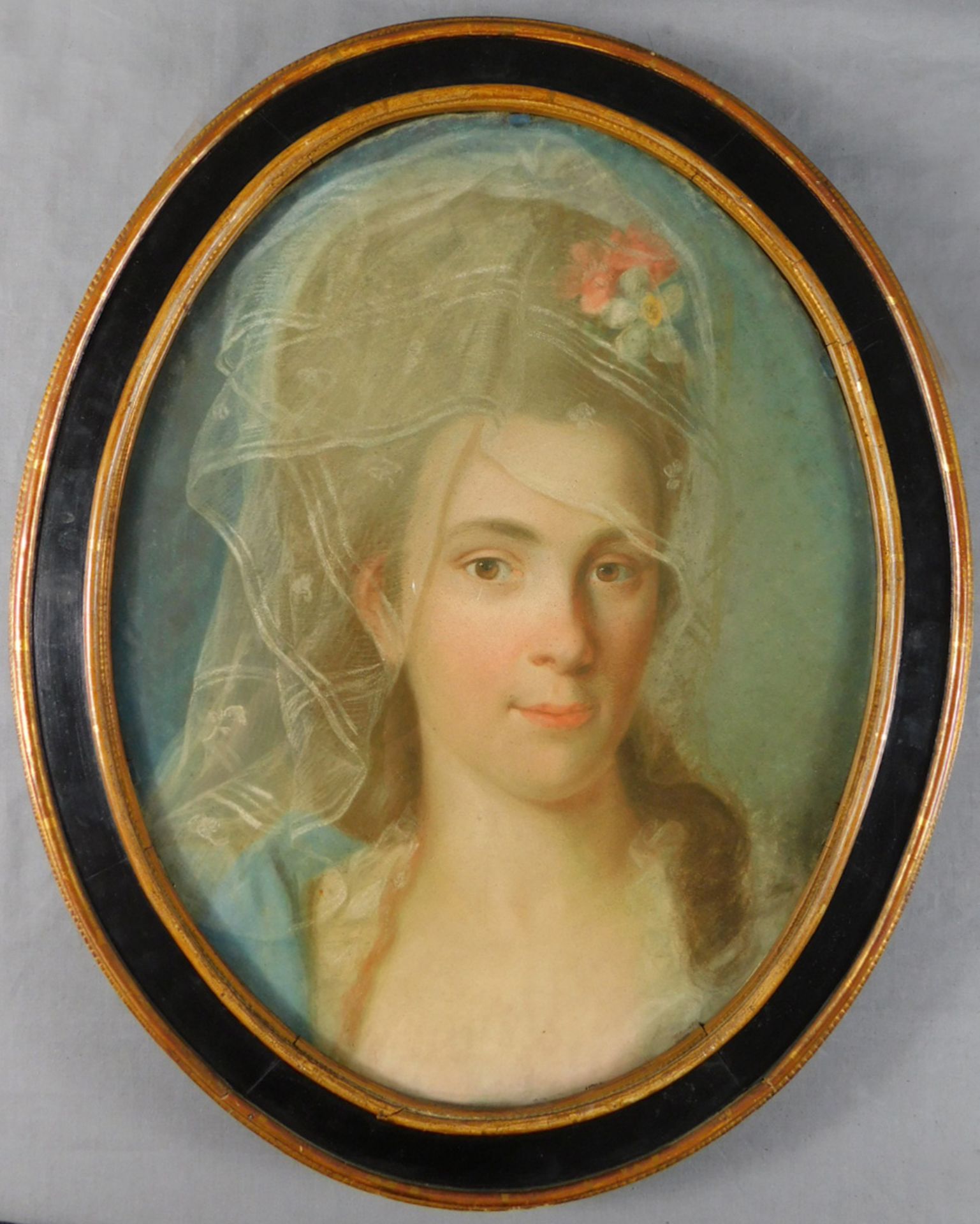 UNSIGNIERT (XVIII). Portrait der Marie Sophie Köhler um 1780. - Image 2 of 12