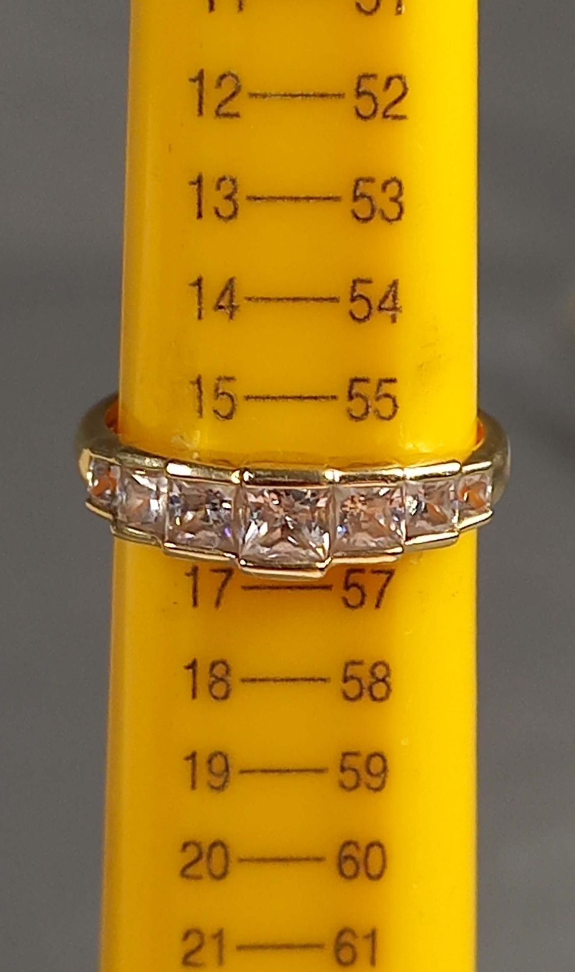 Gold 585 Brillant Ring. - Bild 9 aus 11