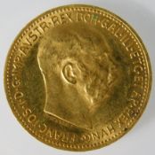 20 Corona Österreich 20 Korona Gold 1915 Franz Joseph I.