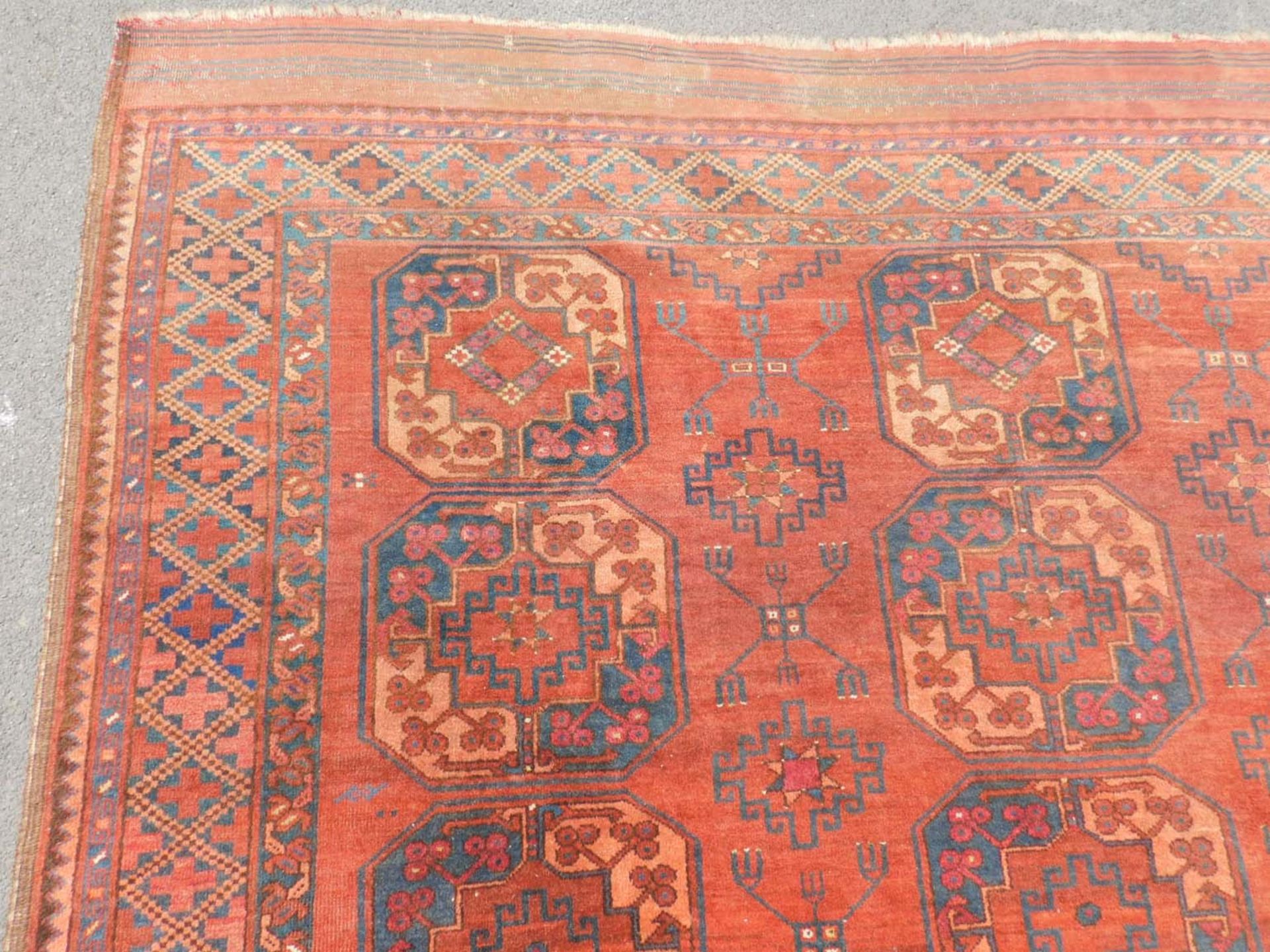 Ersari Hauptteppich. Zentralasien, antik. - Bild 6 aus 8