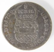 Lubeck 8 Schilling 1729.