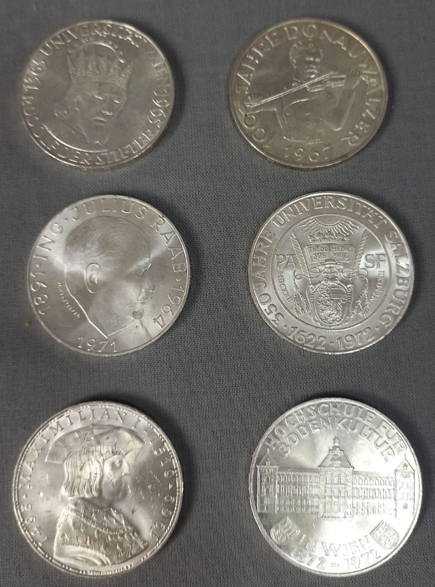 43 Silbermünzen á 50 Schilling. Republik Österreich. - Image 4 of 10