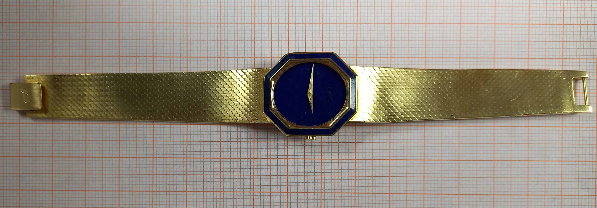 Damen Armbanduhr. Piaget. Gold 750. Lapislazuli. - Bild 11 aus 19