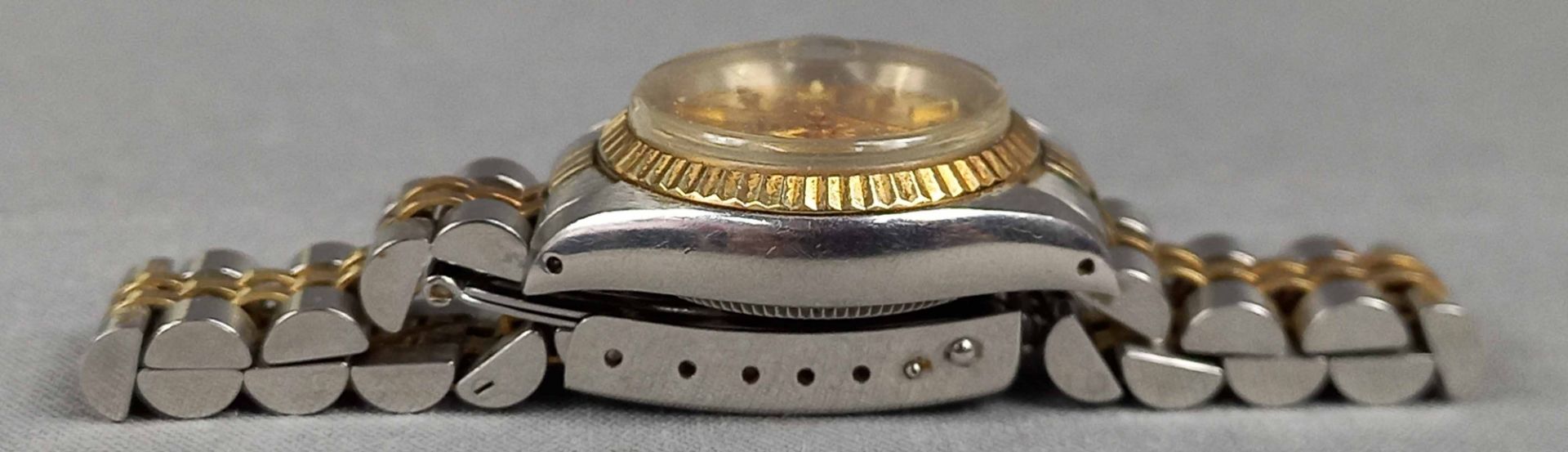 Damen Armbanduhr. Rolex Oyster Perpetual Date. - Image 14 of 22