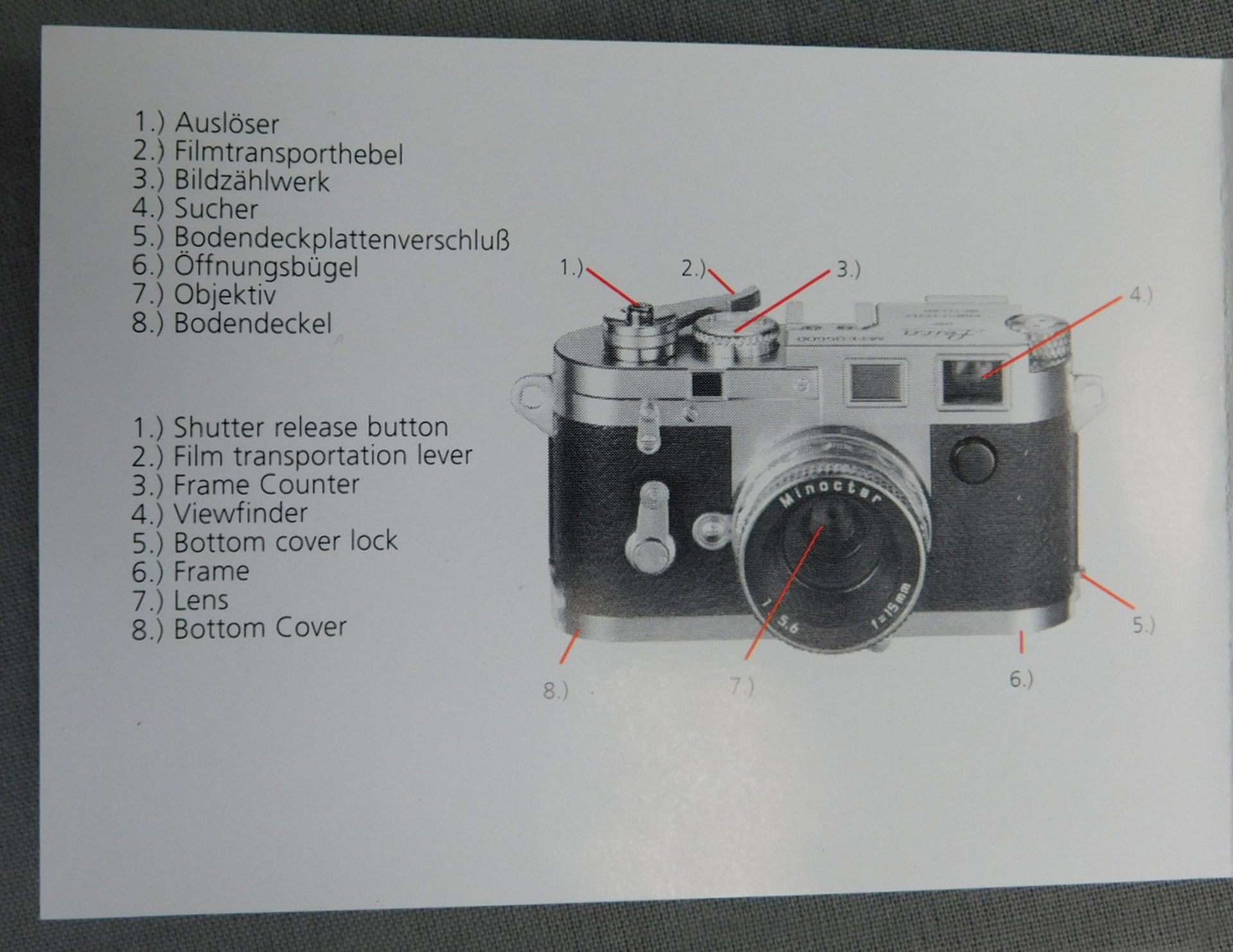 Minox Classic Camera Leica M3. - Image 18 of 24
