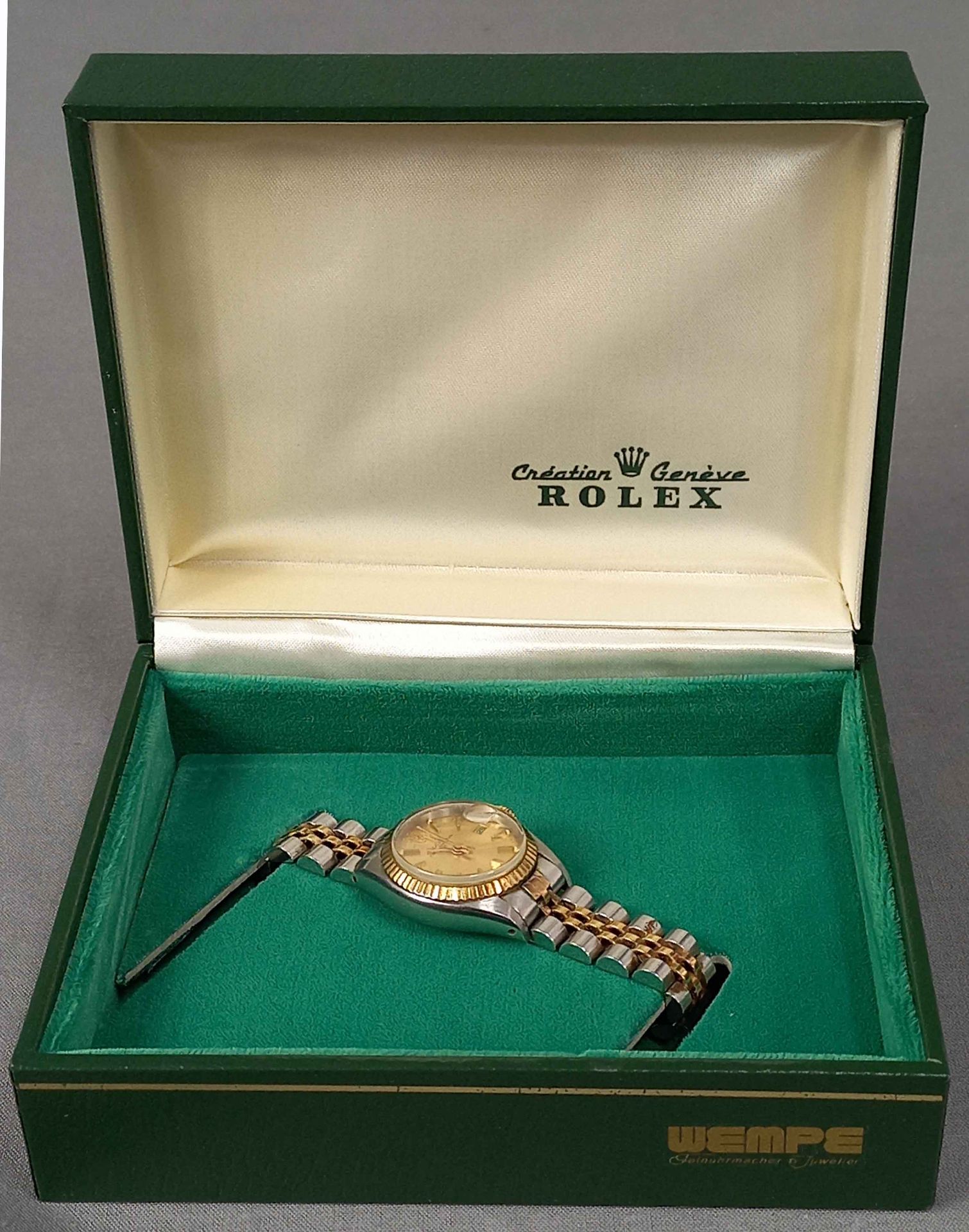 Damen Armbanduhr. Rolex Oyster Perpetual Date.