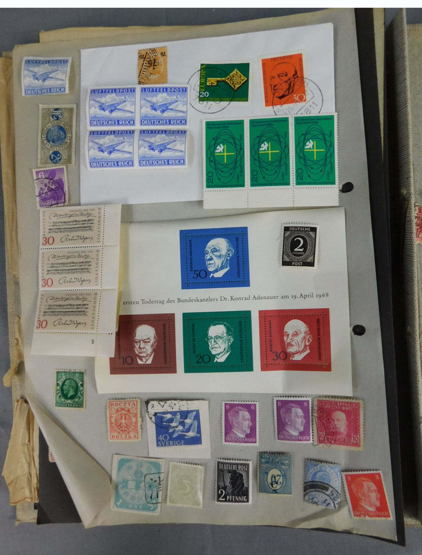 Konvolut Briefmarken auch SBZ Sachsen. - Bild 15 aus 16