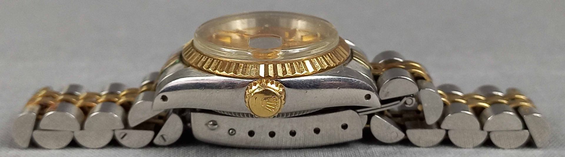 Damen Armbanduhr. Rolex Oyster Perpetual Date. - Image 13 of 22