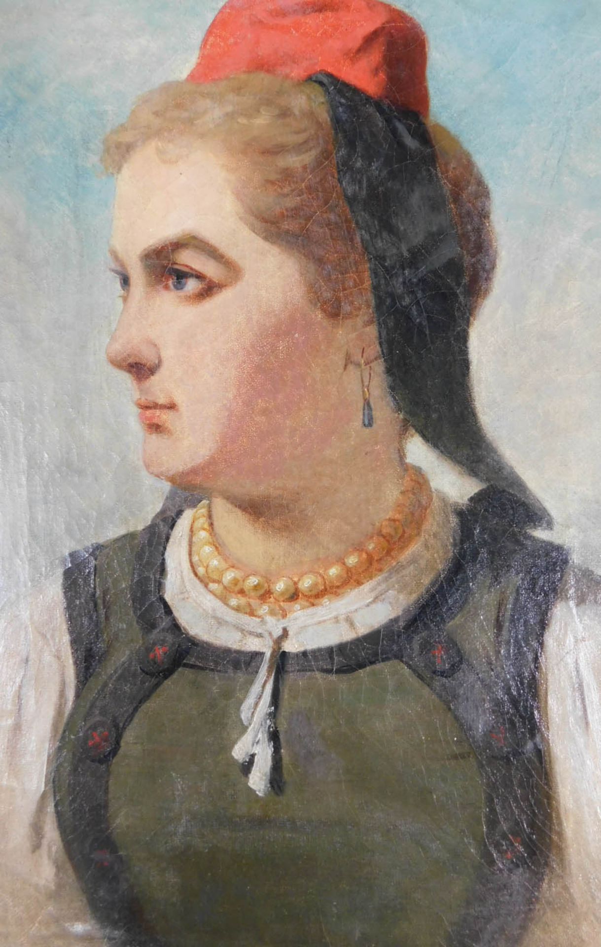 August Clemens HUMBERT (1827 - 1898). Mädchen. Schwelm? - Image 5 of 8