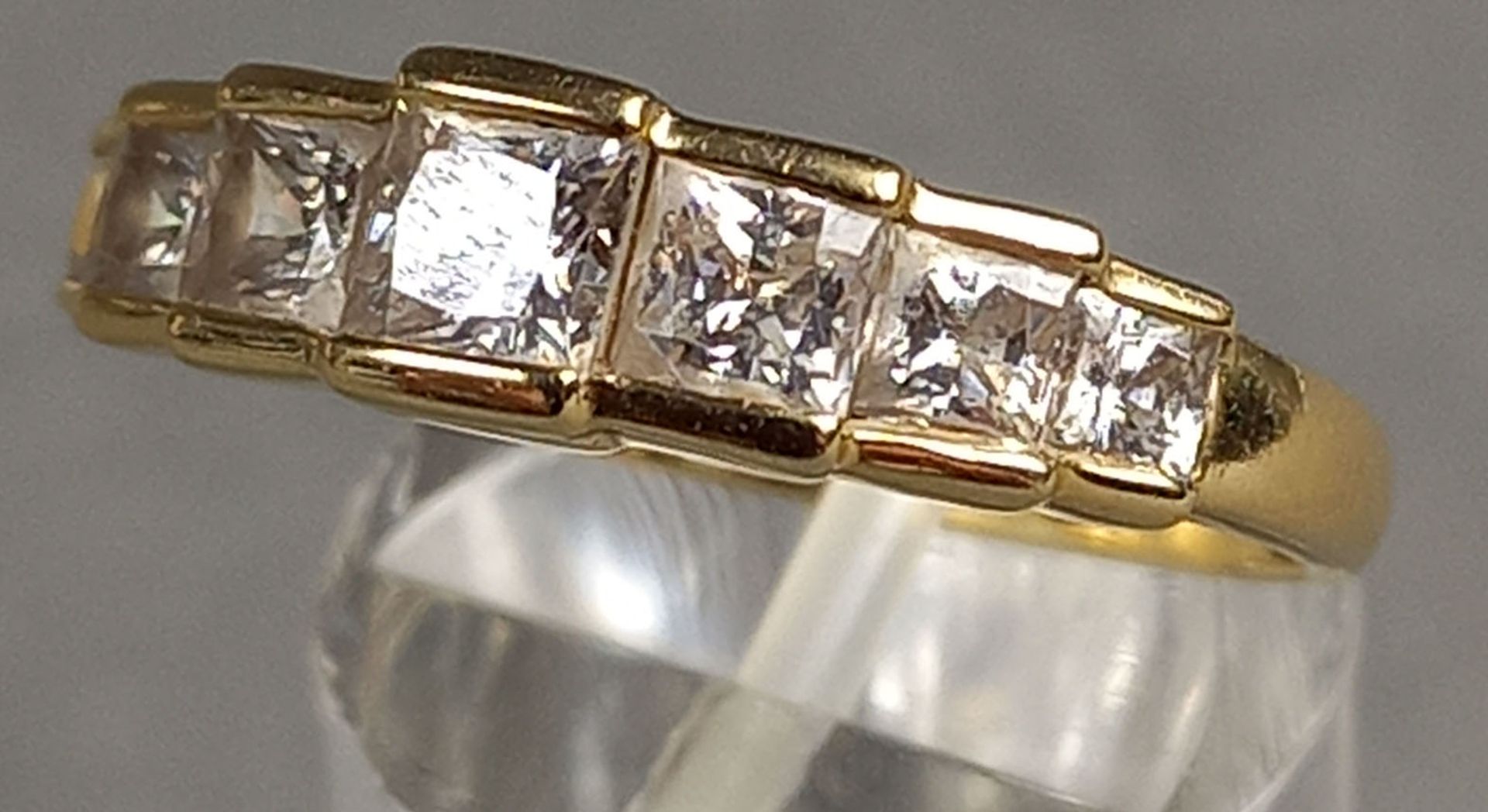 Gold 585 Brillant Ring. - Bild 4 aus 11