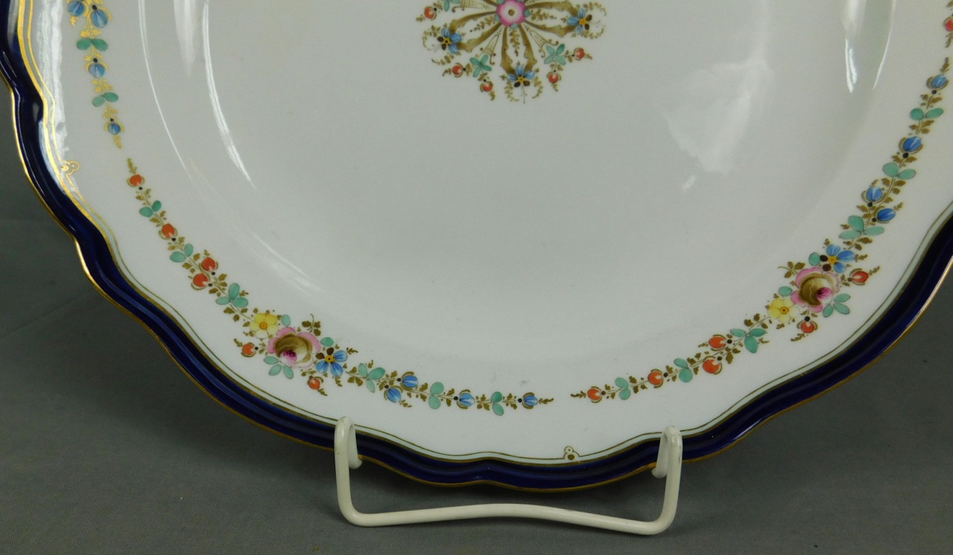 Meissen Porzellan Platte alt. - Image 2 of 10