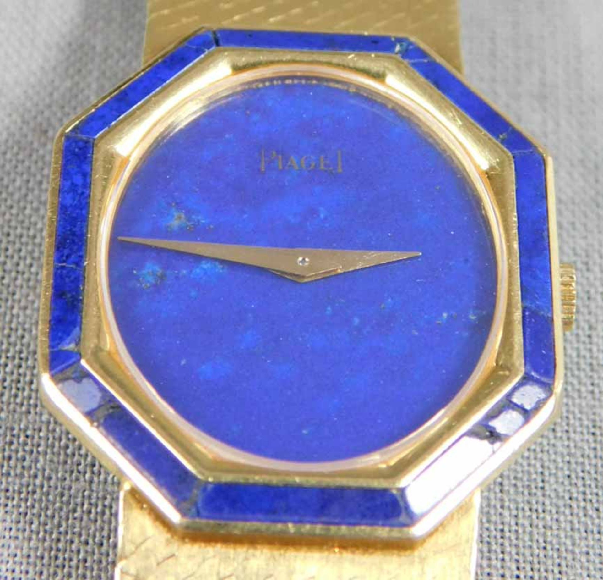 Damen Armbanduhr. Piaget. Gold 750. Lapislazuli. - Bild 8 aus 19