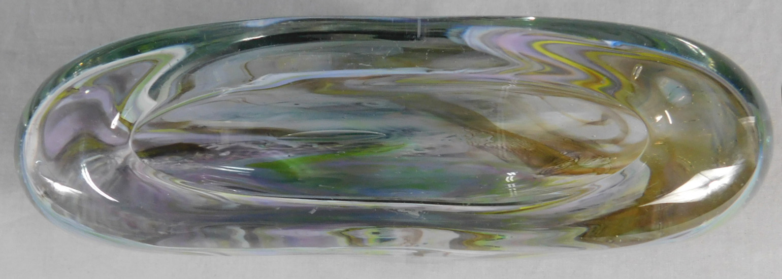 Udo EDELMANN (1938 -). Glas Skulptur. Schale. - Image 2 of 5