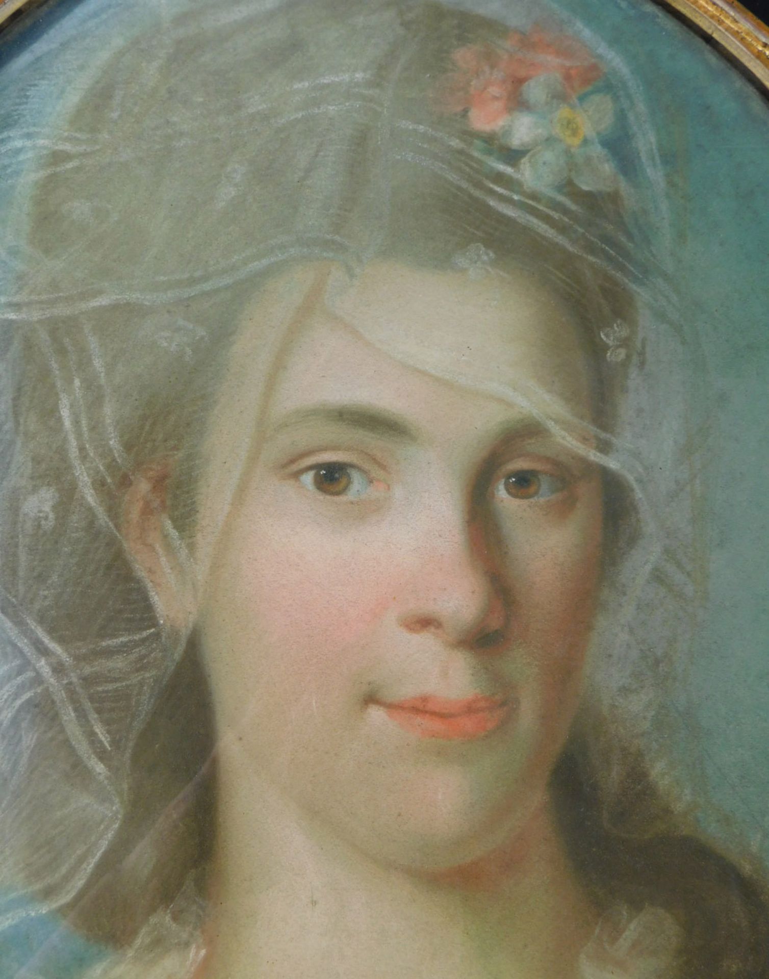 UNSIGNIERT (XVIII). Portrait der Marie Sophie Köhler um 1780. - Image 5 of 12