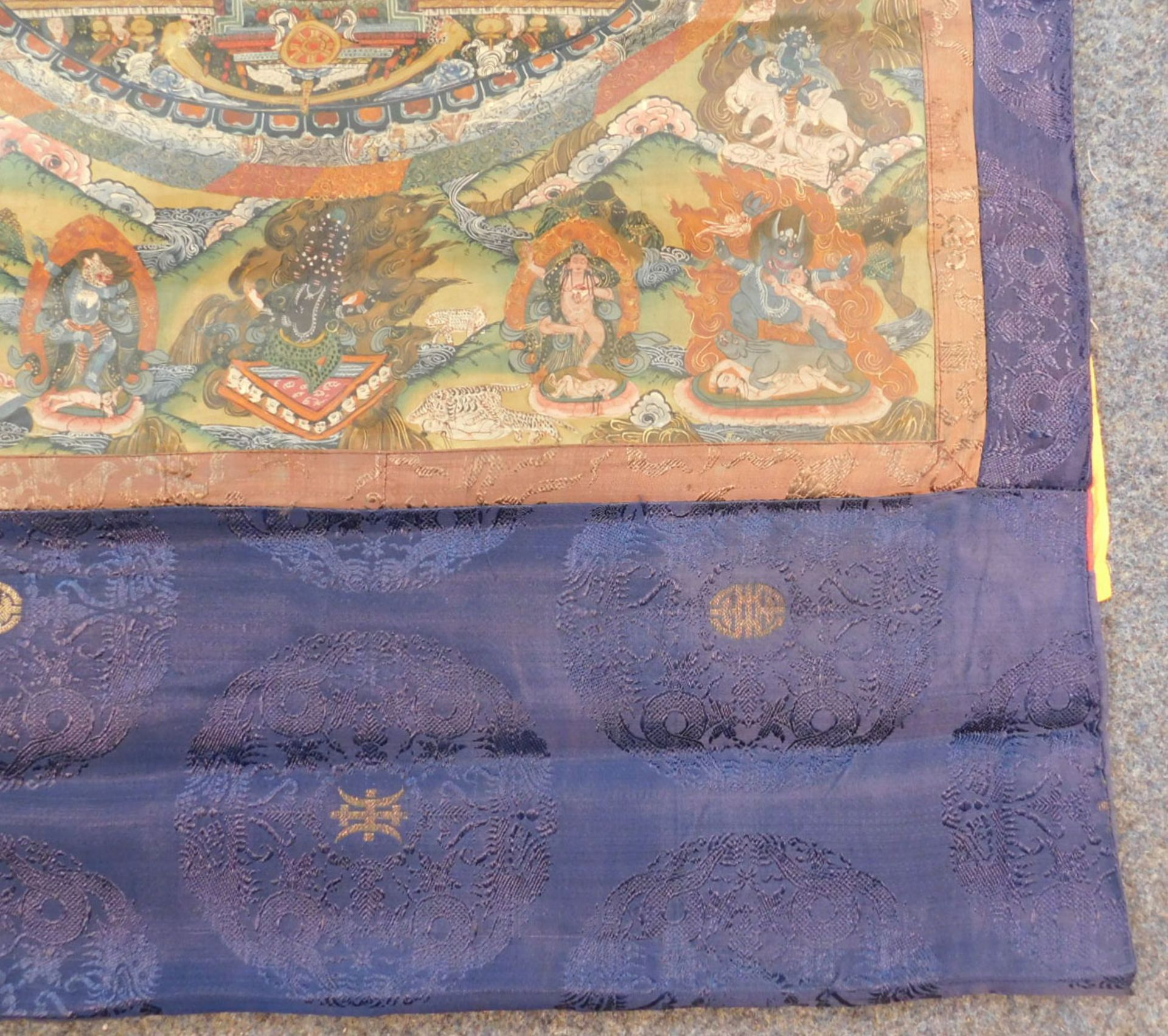 Mandala / Tanka. Tibet. - Image 4 of 7