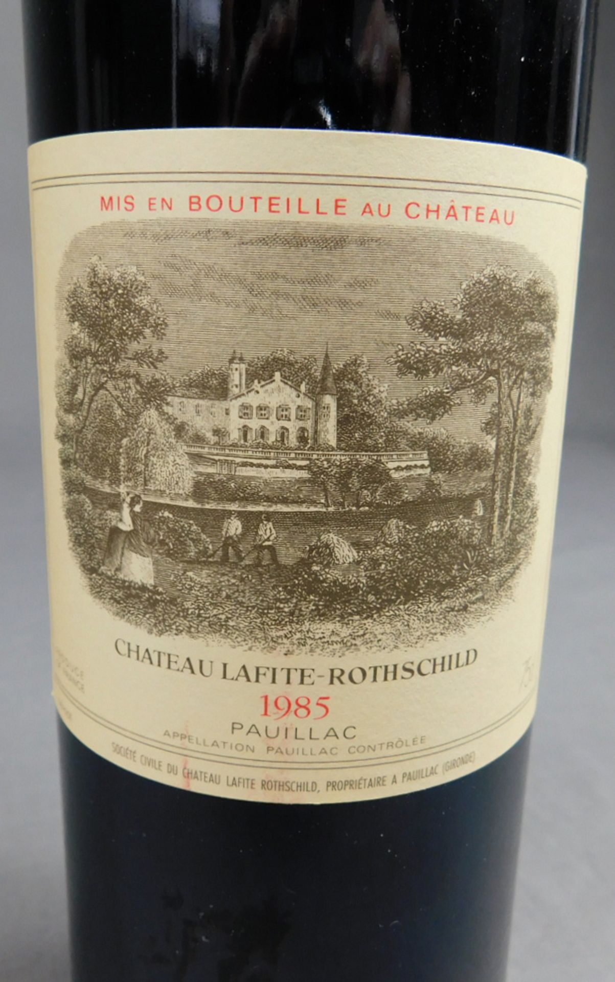 1985 Chateau Lafite-Rothschild. 1er GGC. Paulliac AC. - Bild 3 aus 10