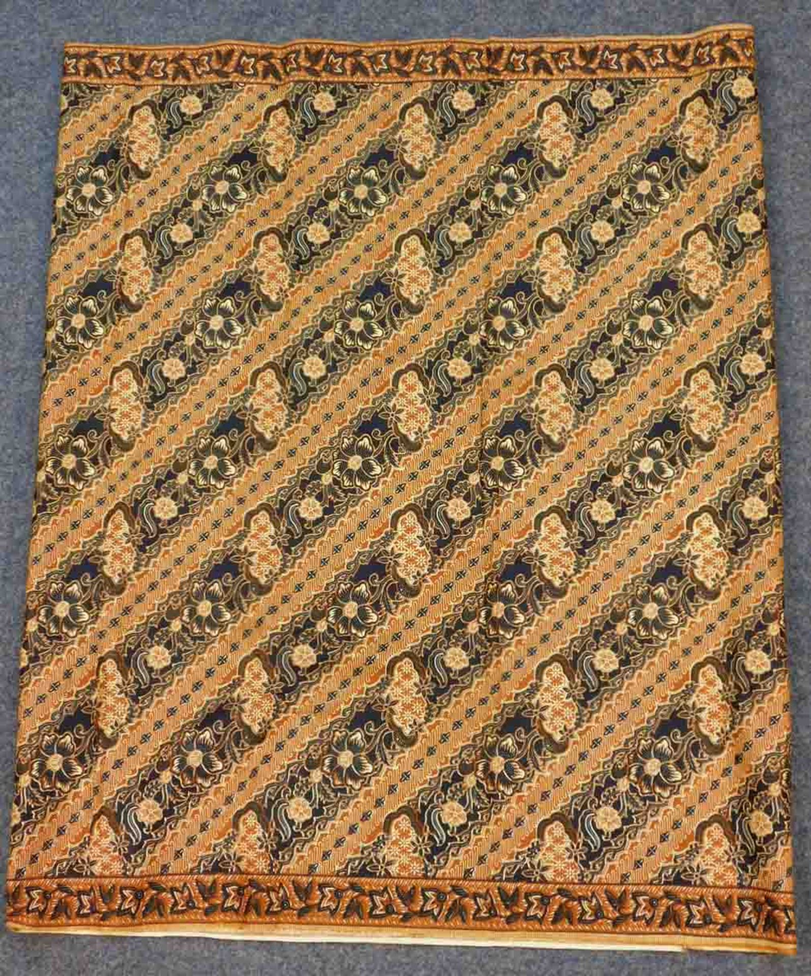 4 x Indonesischer Batik Stoff, Handdruck. - Image 7 of 10