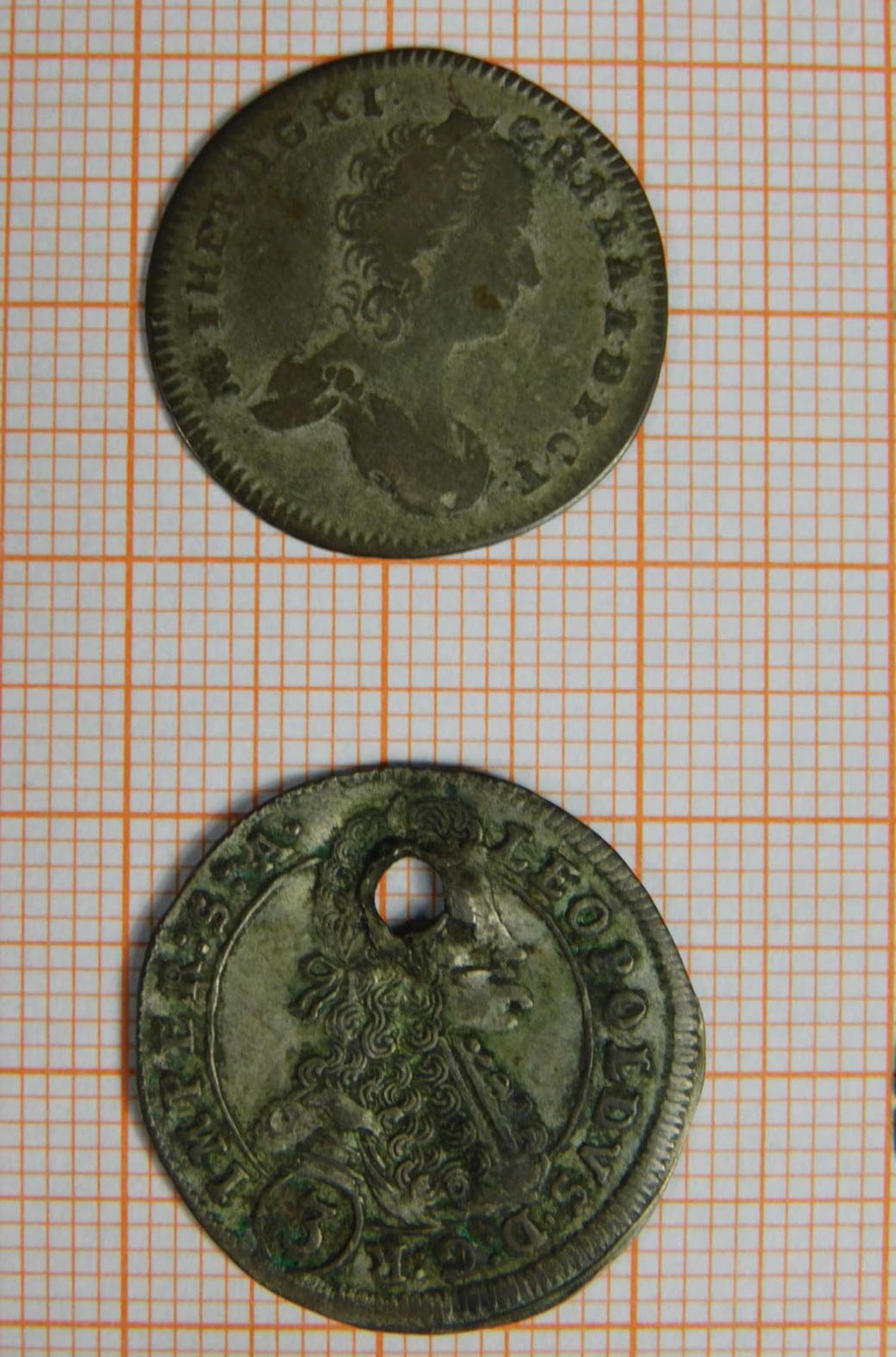 6 alte Münzen. Wohl Silber. - Image 6 of 8