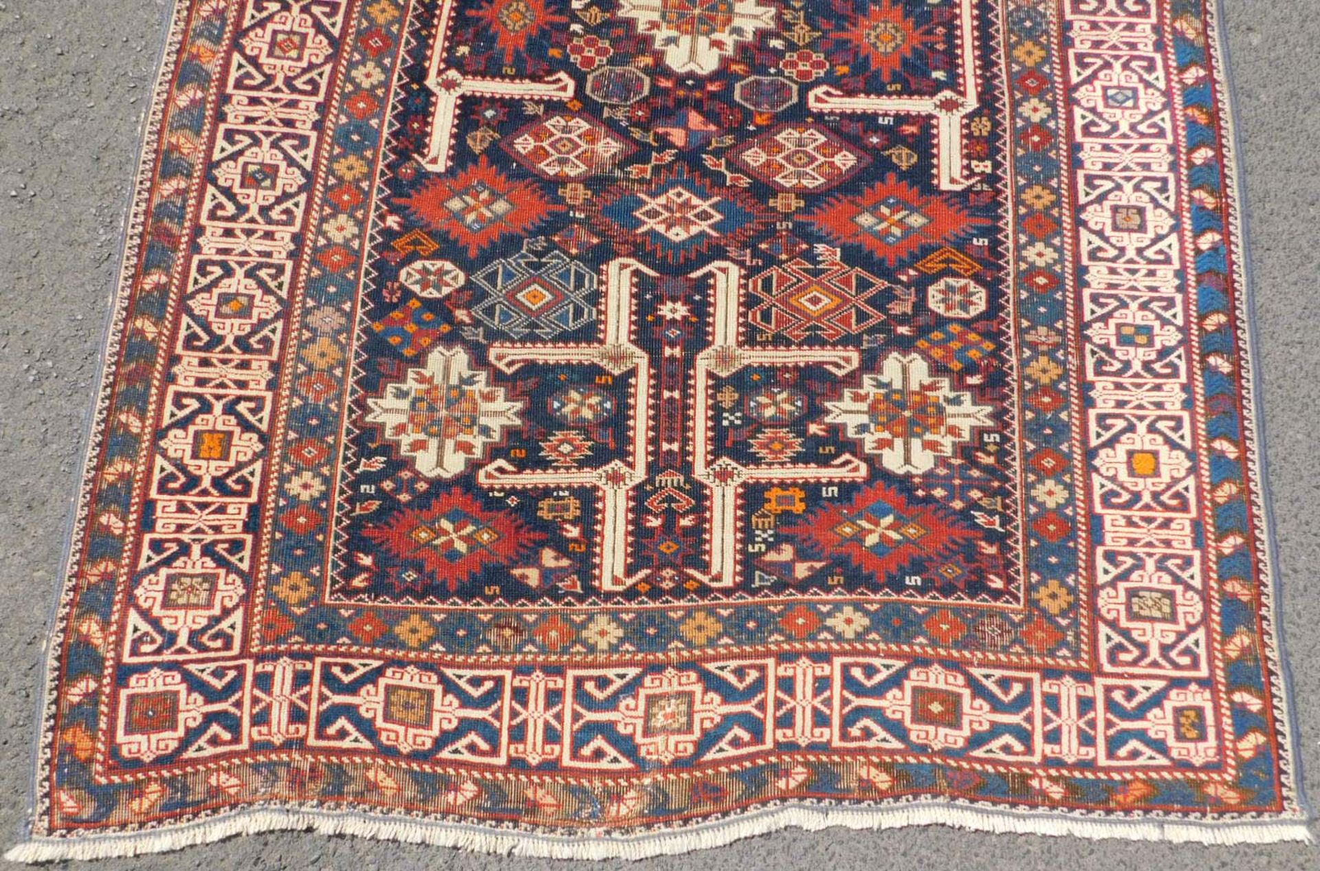 Blattgabel Kuba. Schirwan. Teppich. Kaukasus antik. - Bild 2 aus 7