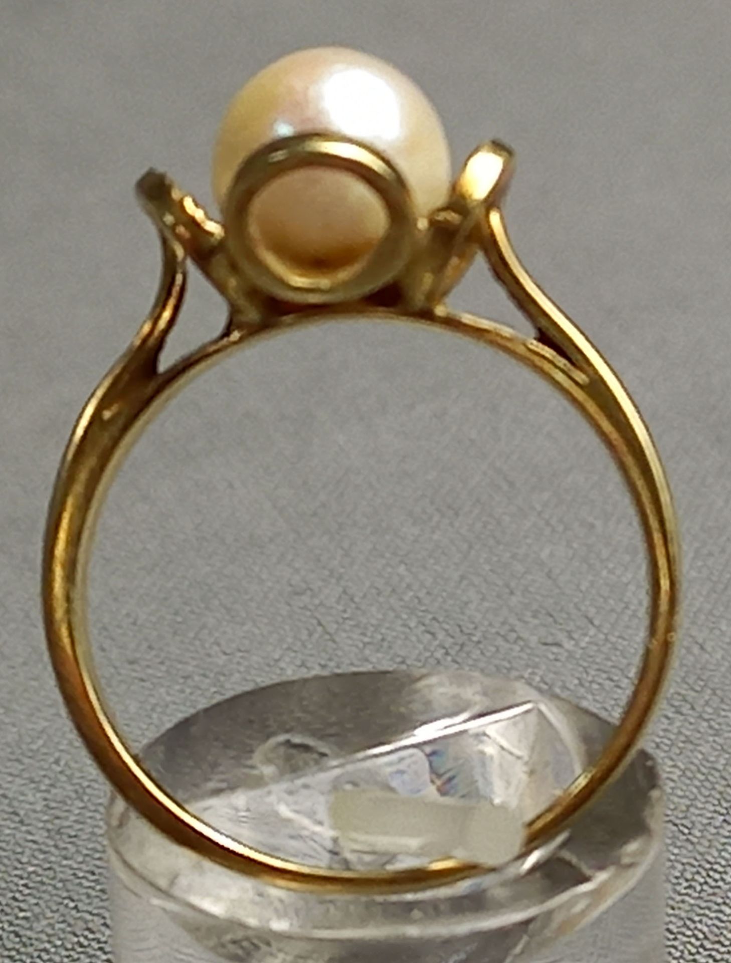 4 Ringe Gold 585 mit Steinen. Saphir, Perle, Turmalin, Diamanten. - Bild 18 aus 25