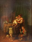 Joseph GYSELINCKX (1817-1884). Eine Mutter und ihre Kinder (1869).