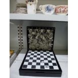 A Le Breton chess set in box. [s43] WE DO NOT TAKE CREDIT CARDS OR CASH. STORAGE IS CHARGED AFTER