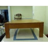 A modern teak coffee table by Conran of square form (28 in square) WE DO NOT TAKE CREDIT CARDS OR