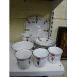 A Shelley part tea service No 326 18 pieces. [s62] WE DO NOT TAKE CREDIT CARDS OR CASH. STORAGE IS