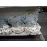 A Villeroy & Boch Clarissa pattern tea and dinner service approximately 70 pieces. [s4 & 8] WE DO