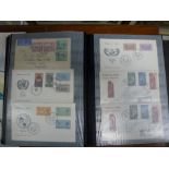 Eight albums of First Day Covers and mint stamps including singles, pairs and blocks, also airmail