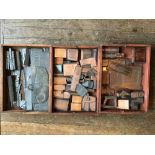 A collection of Stockman & Siegal copper and zinc printmakers blocks, in a drawer [This lot is