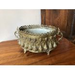 A 19th century French brass jardinere, 36 x 24 cm [This lot is viewed at and cleared from John