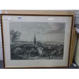 A mixed lot of pictures, including Leonard Hall, oils on board, an extensive beach scene, signed, an