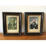 A 19th century pair of Baxter prints of Lord Nelson and Prince Albert, 16 x 20 cm [This lot is