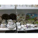 A quantity of Royal Worcester Evesham tea and dinner wares including tea cups and saucers,