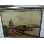A collection of 16 various framed Chinese pictures, oils including after Rowland Hilder, oils on
