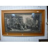 After William Powell Frith, three large panoramic engravings including 'The Punch and Judy Show', '
