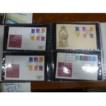 Seven folders of First Day Covers and Special Editions UK, Scotland, Wales and Falkland Islands