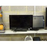 A Panasonic Viera 24 in flat screen television plus a monitor [G11] WE DO NOT ACCEPT CREDIT CARDS.