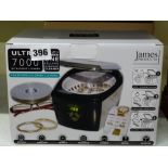 A James Products Ultra 7000 ultrasonic cleaner in box. [s86] WE DO NOT ACCEPT CREDIT CARDS.